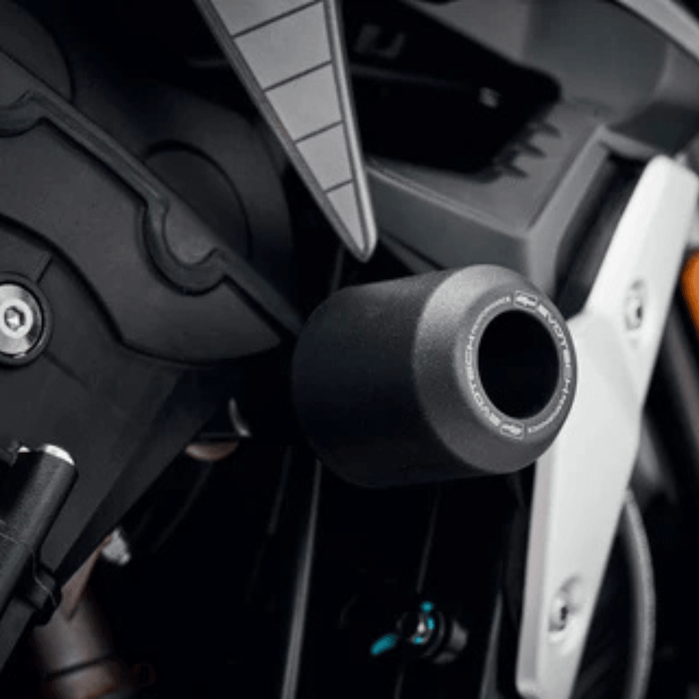 Triumph Street Triple 765 RS 2023+ Crash Protection – Evotech Performance - 6KIOMFrame Slider