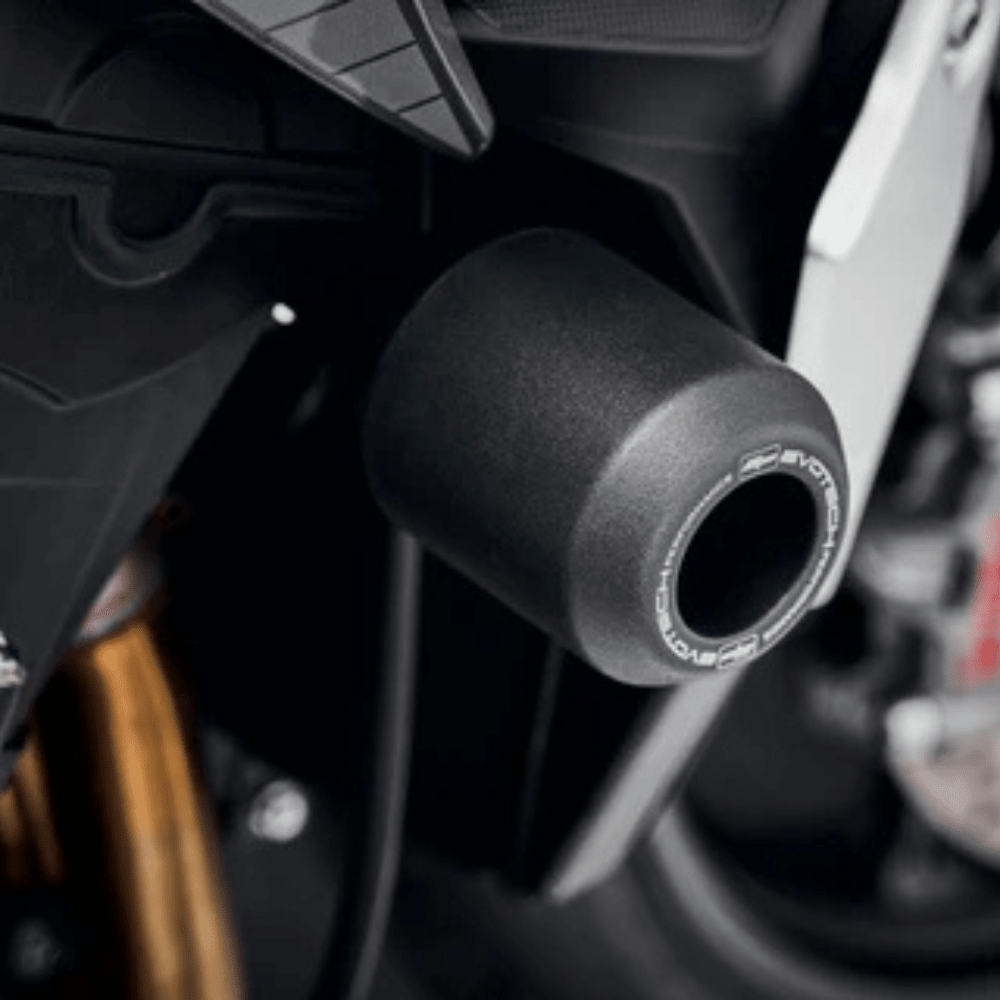 Triumph Street Triple 765 RS 2023+ Crash Protection – Evotech Performance - 6KIOMFrame Slider