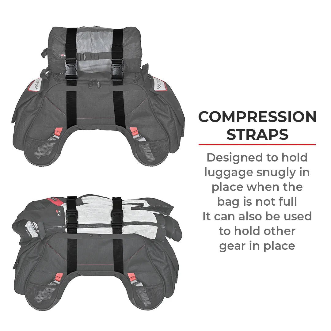 ViaTerra Claw Mini – 48L 100% Waterproof Universal Motorcycle Tailbag - 6KIOMLuggage