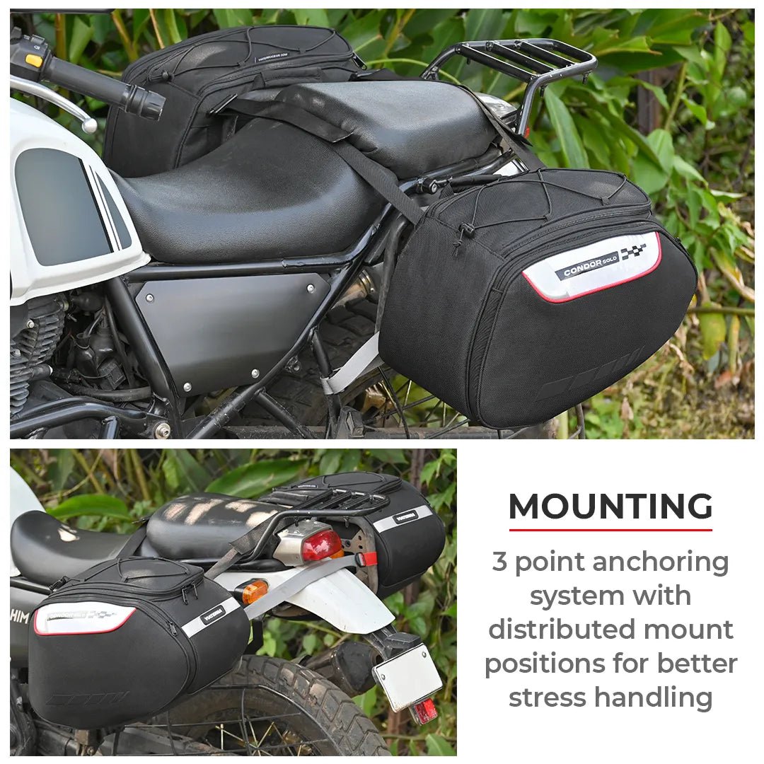 Viaterra Condor Solo Waterproof Saddle Bag - 42L - 6KIOMLuggage