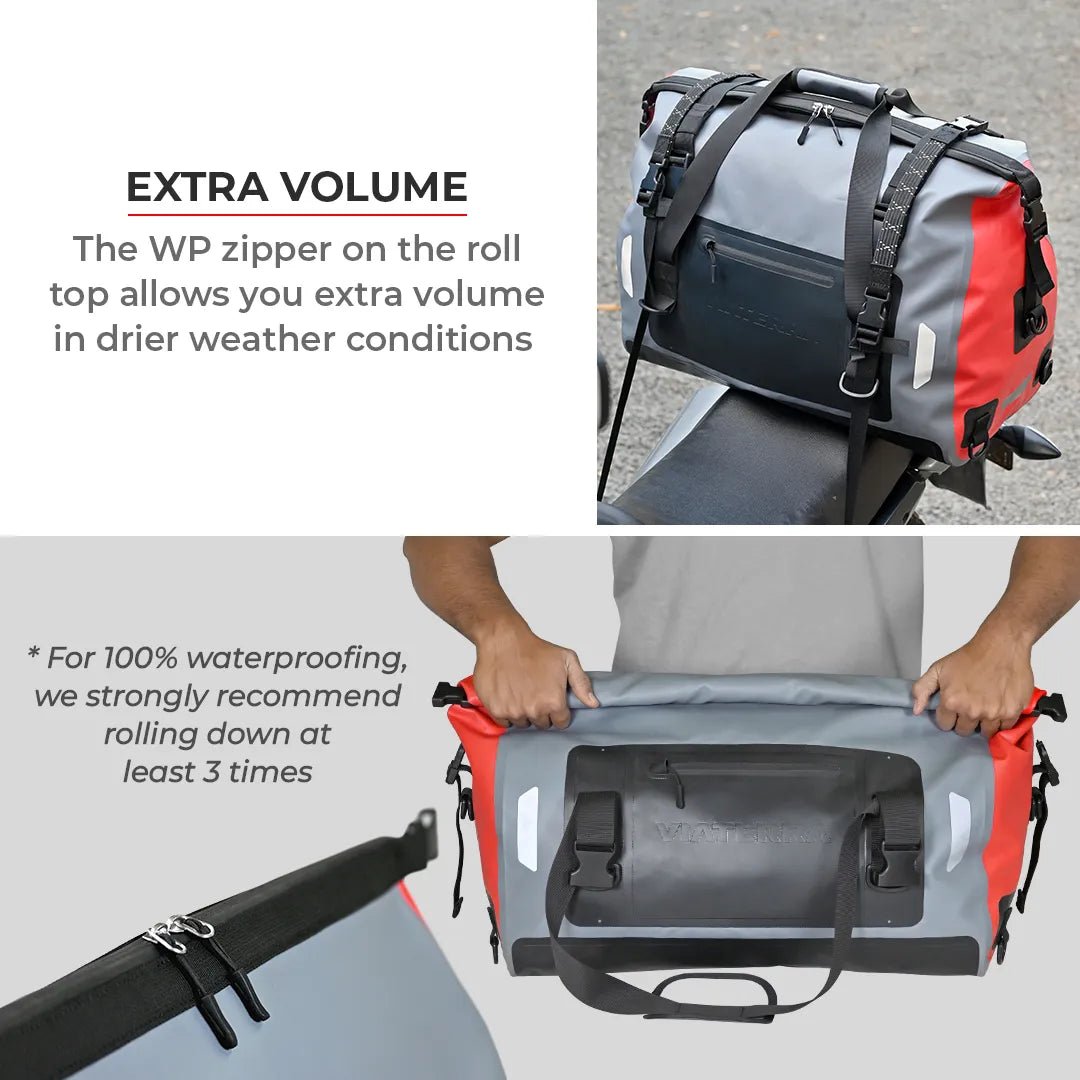 ViaTerra DryBag 55L – 100% Waterproof Motorcycle Tailbag (Universal) - 6KIOMLuggage