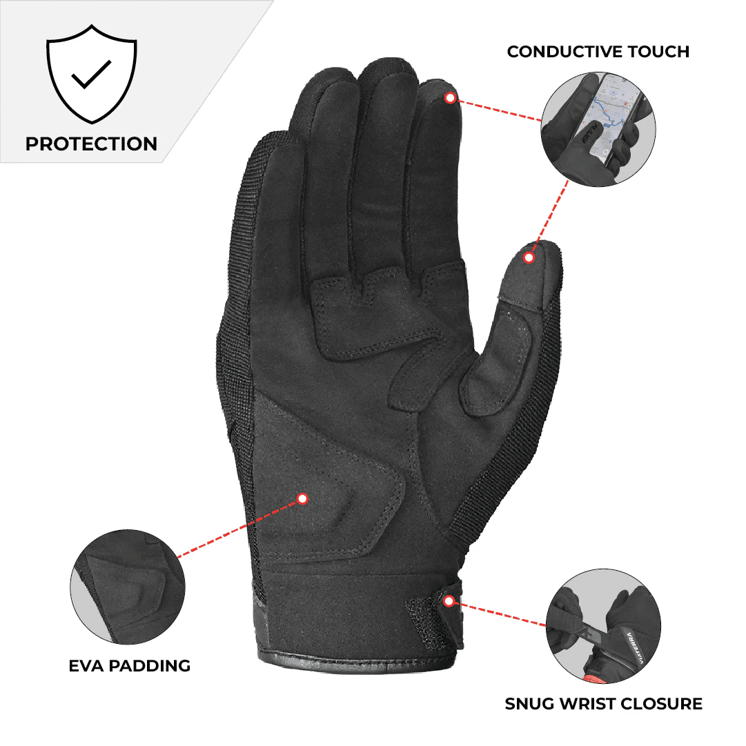 Viaterra Fender Daily Use Motorcycle Gloves - 6KIOMGloves