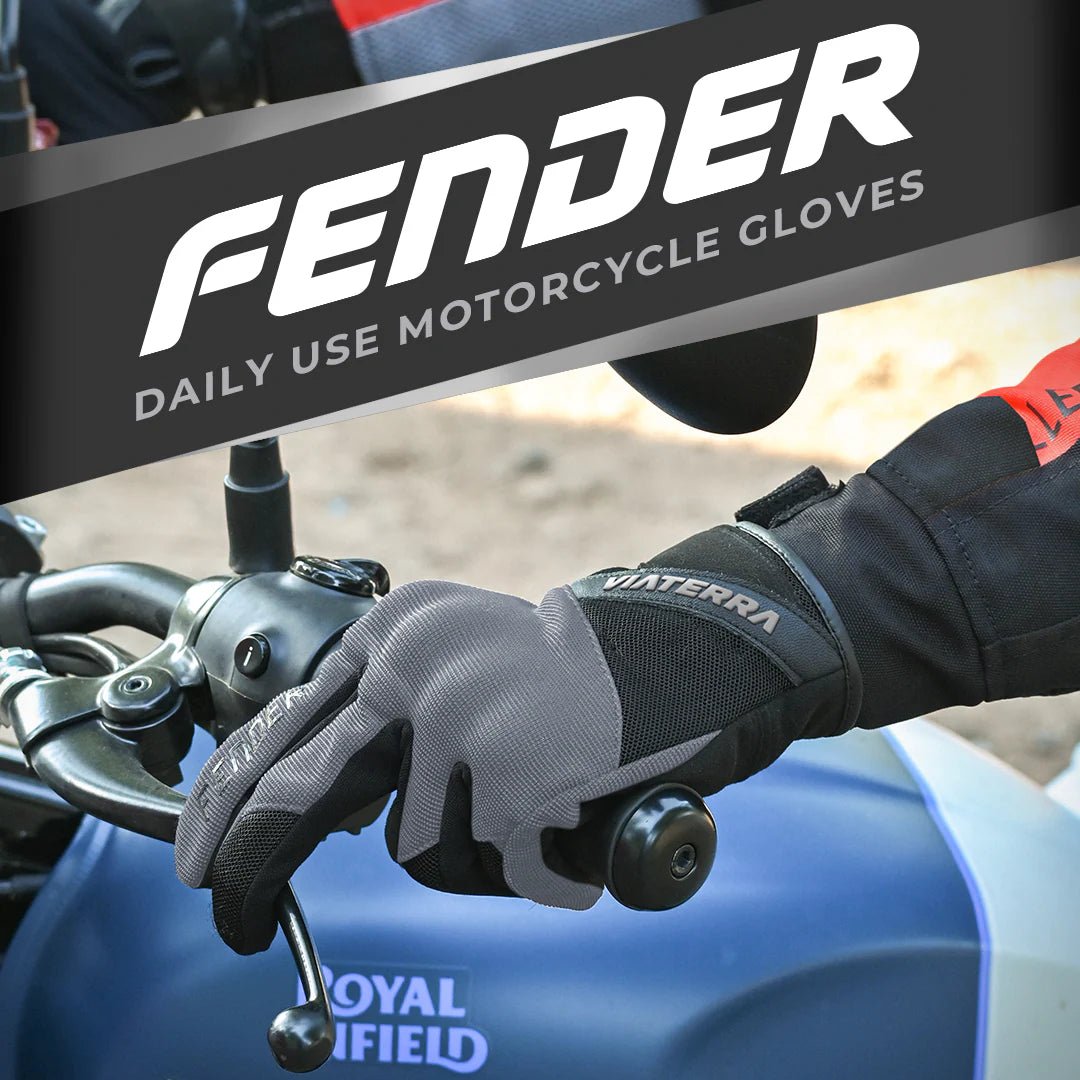Viaterra Fender Daily Use Motorcycle Gloves - 6KIOMGloves