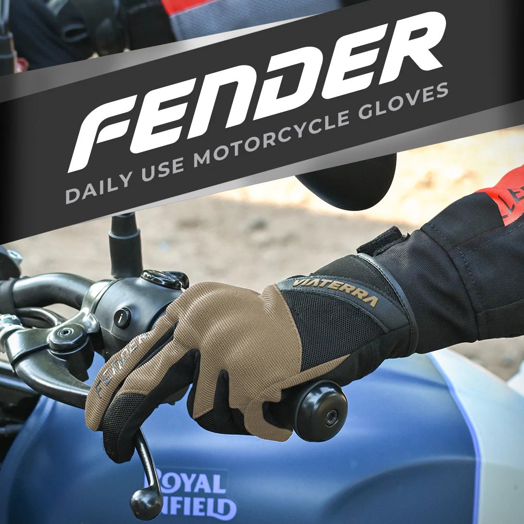 Viaterra Fender Daily Use Motorcycle Gloves - 6KIOMGloves