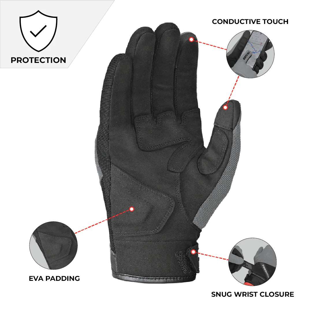 Viaterra Fender Daily Use Motorcycle Gloves - 6KIOMGloves