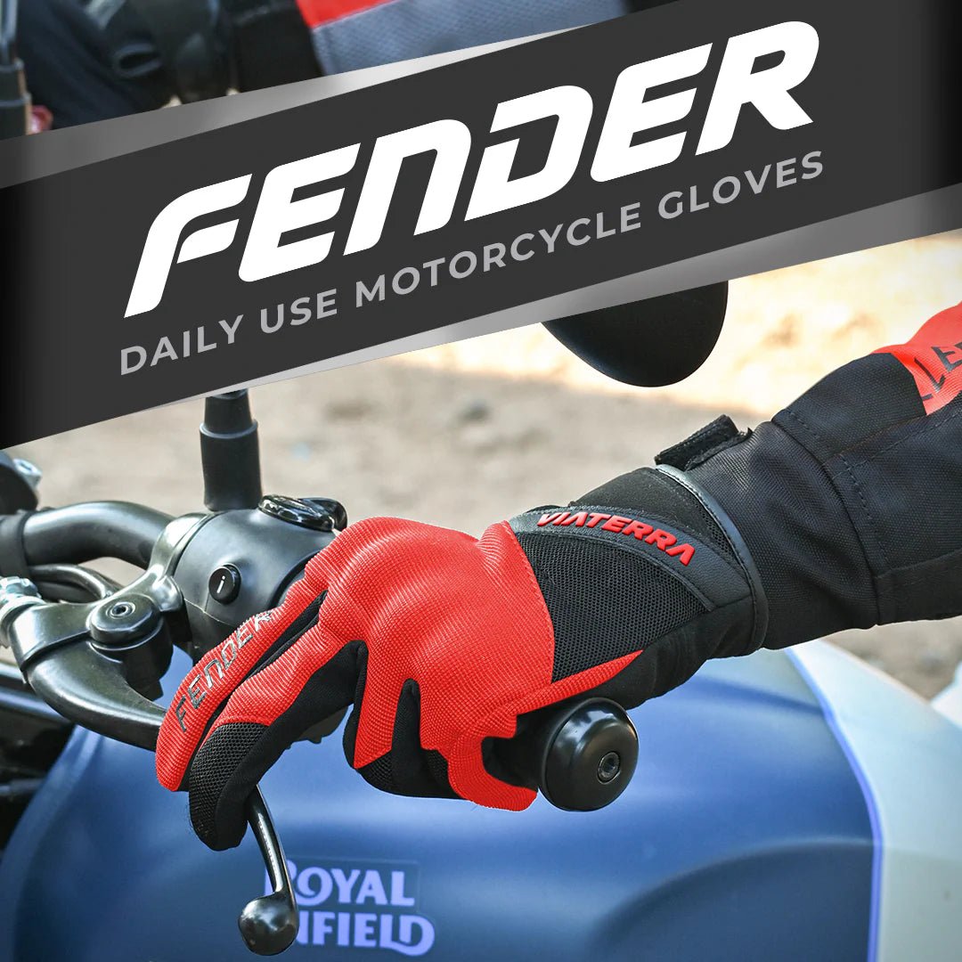 Viaterra Fender Daily Use Motorcycle Gloves - 6KIOMGloves