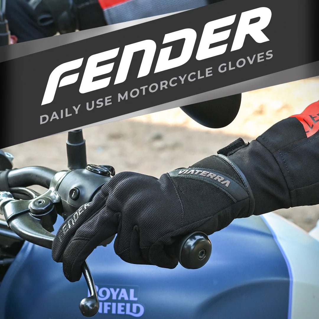 Viaterra Fender Daily Use Motorcycle Gloves - 6KIOMGloves