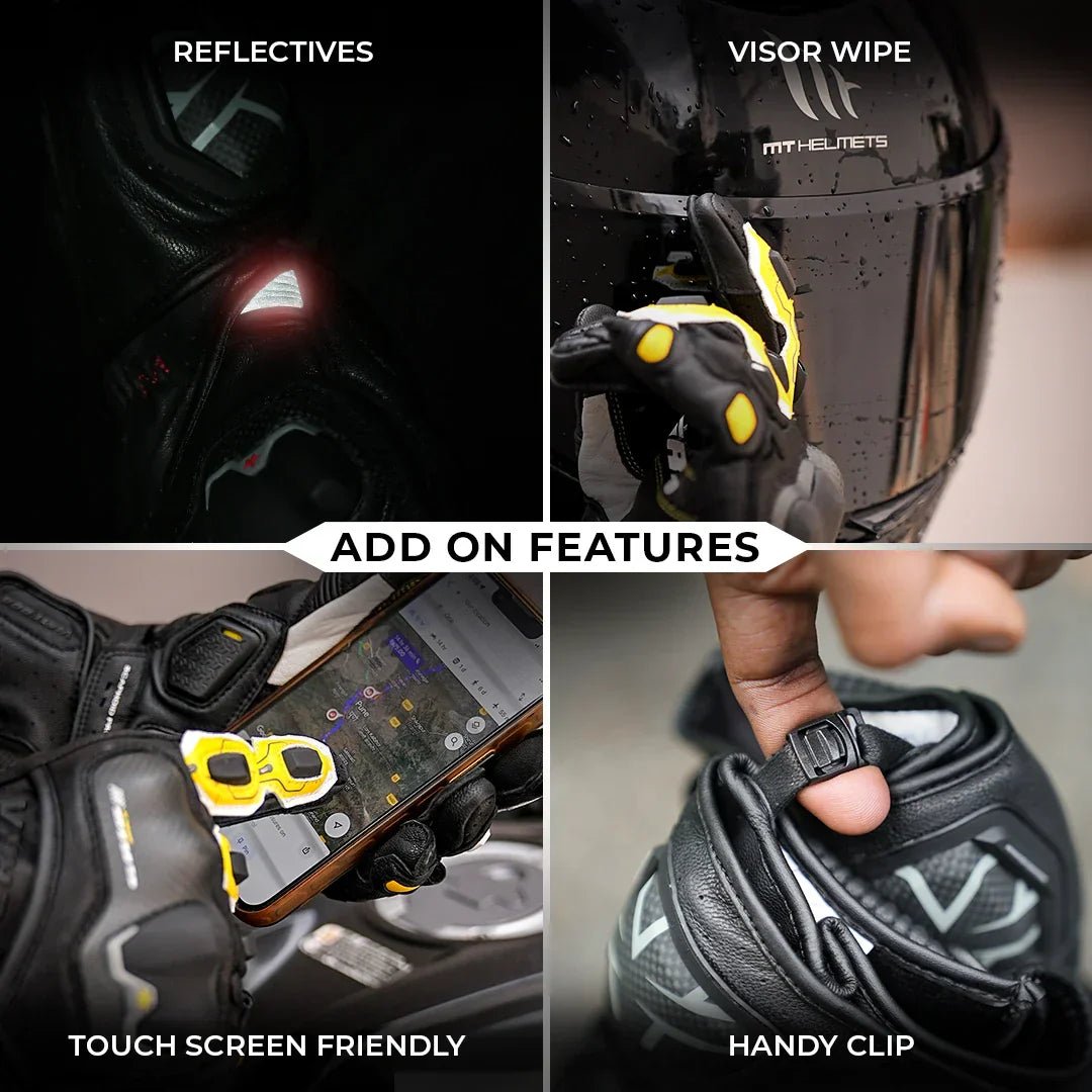 Viaterra Grid MK3 Full Gauntlet Riding Gloves - 6KIOMGloves