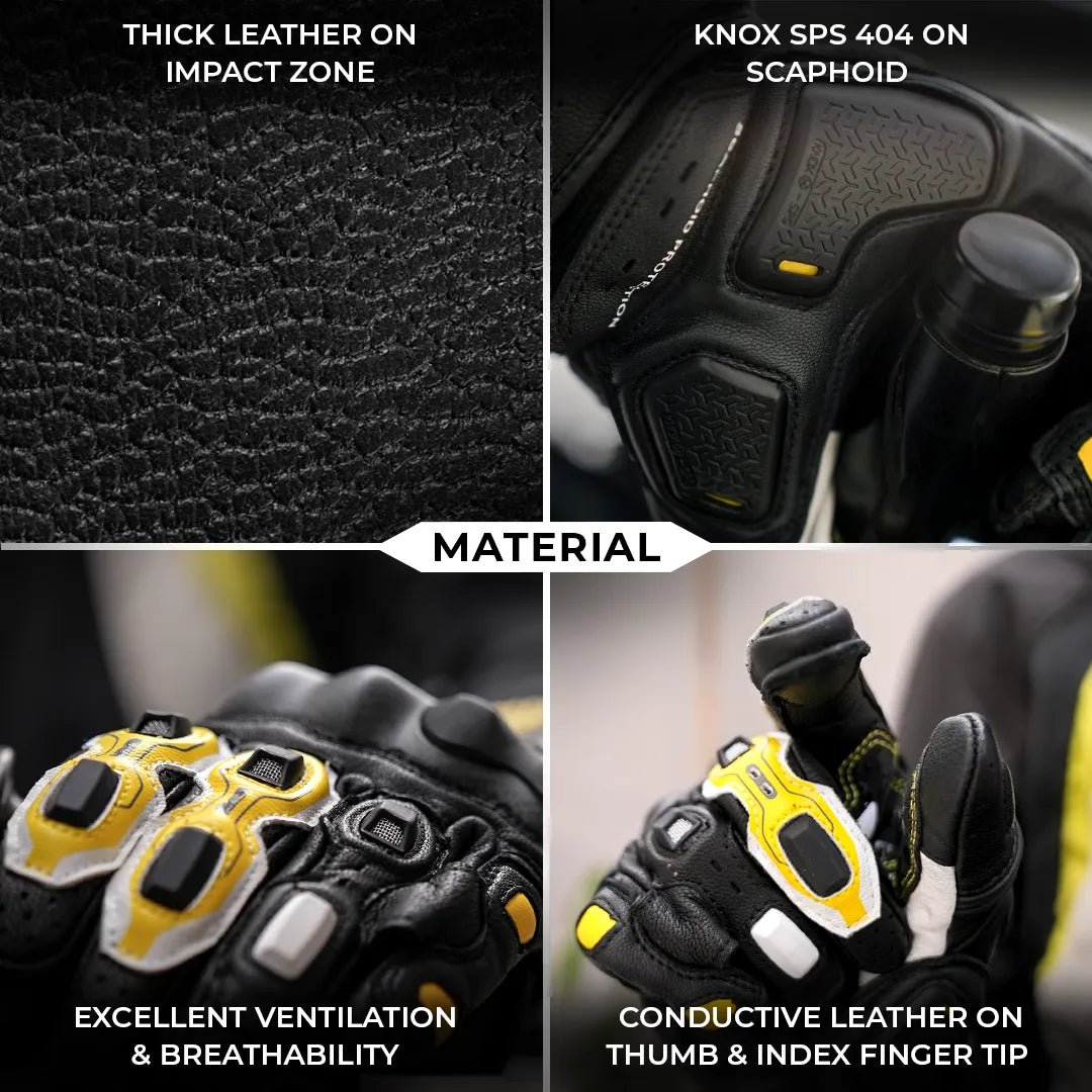 Viaterra Grid MK3 Full Gauntlet Riding Gloves - 6KIOMGloves
