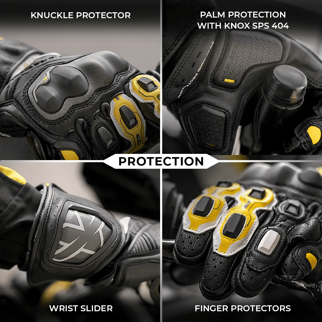 Viaterra Grid MK3 Full Gauntlet Riding Gloves - 6KIOMGloves