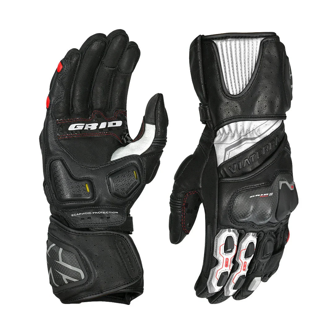 Viaterra Grid MK3 Full Gauntlet Riding Gloves - 6KIOMGloves