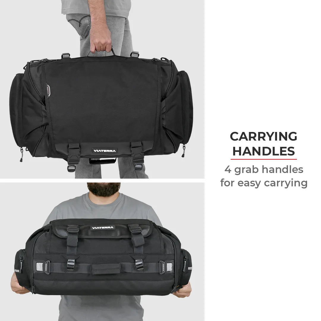 Viaterra Hammerhead Tailbag – Universal Motorcycle Travel Bag - 6KIOMLuggage