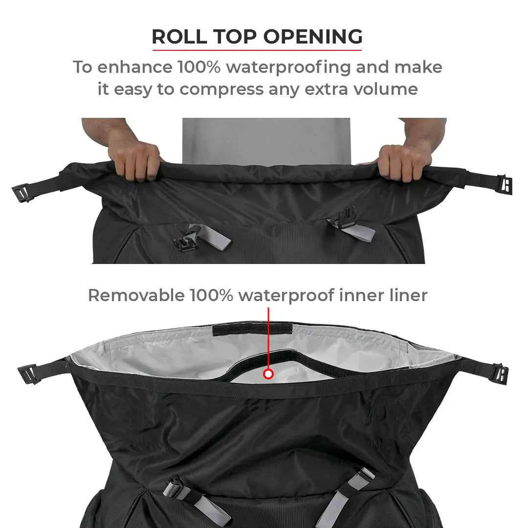 Viaterra Hammerhead Tailbag – Universal Motorcycle Travel Bag - 6KIOMLuggage