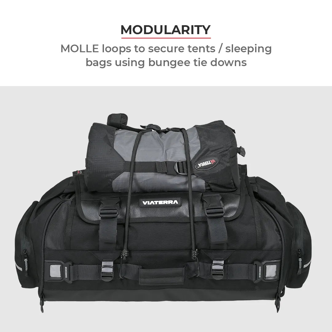 Viaterra Hammerhead Tailbag – Universal Motorcycle Travel Bag - 6KIOMLuggage