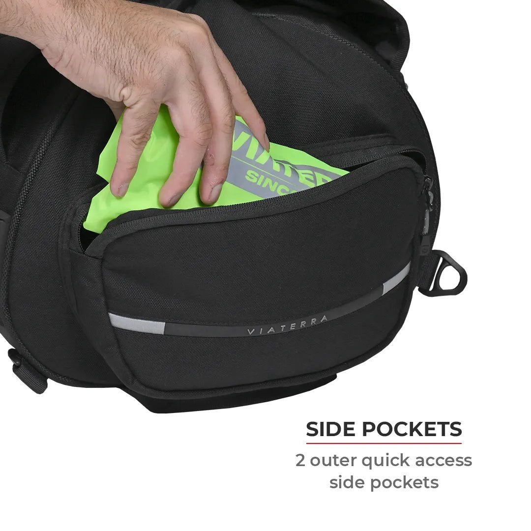 Viaterra Hammerhead Tailbag – Universal Motorcycle Travel Bag - 6KIOMLuggage