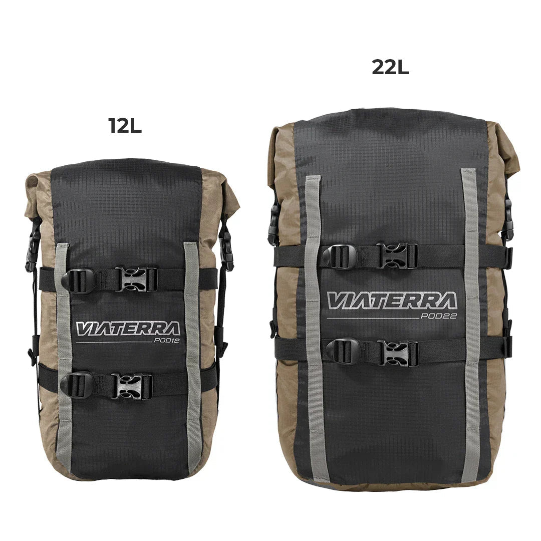 Viaterra POD - 100% Waterproof Motorcycle Tail Bag - 6KIOMLuggage