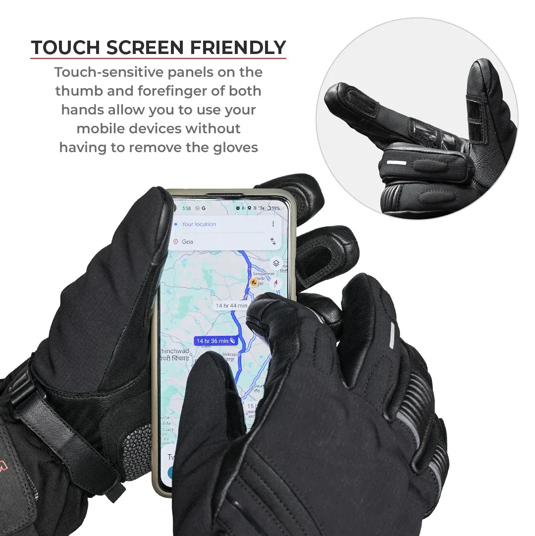 Viaterra Tundra V3 Waterproof Winter Motorcycle Gloves - 6KIOMGloves